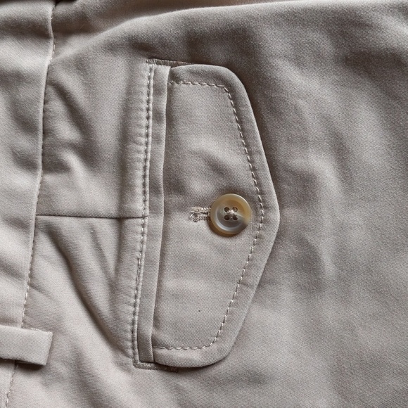 GAP Wide Leg Size4 Ankle Gapstretch Beige Women's Pants(above ankles) 97% Cotton - Picture 10 of 12